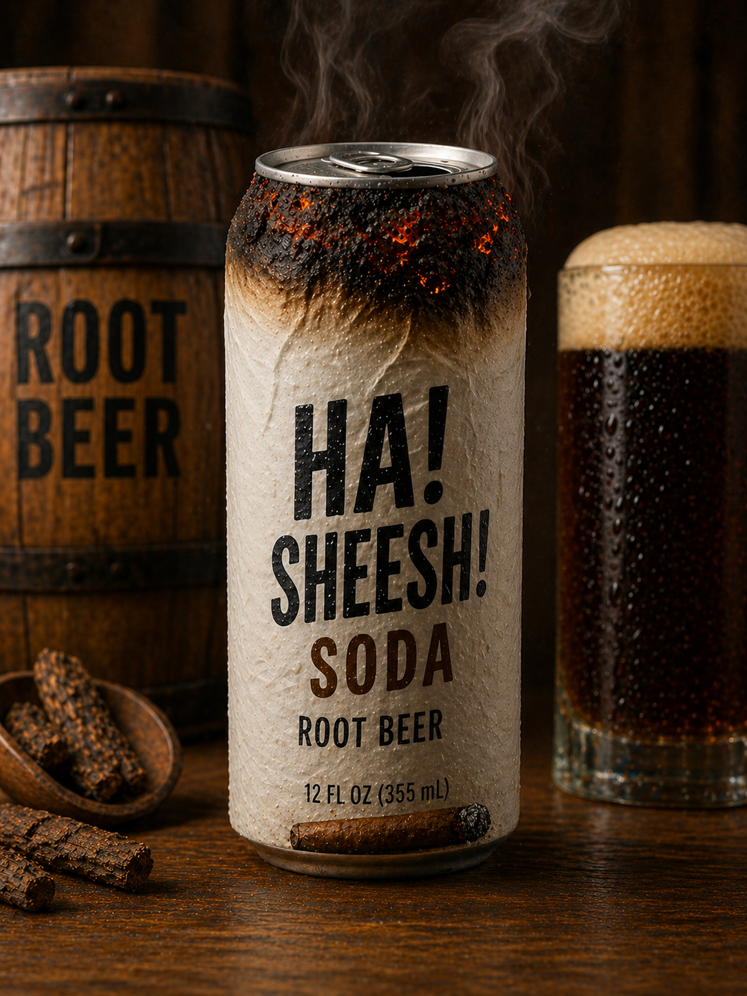 Ha! Sheesh! Root Beer